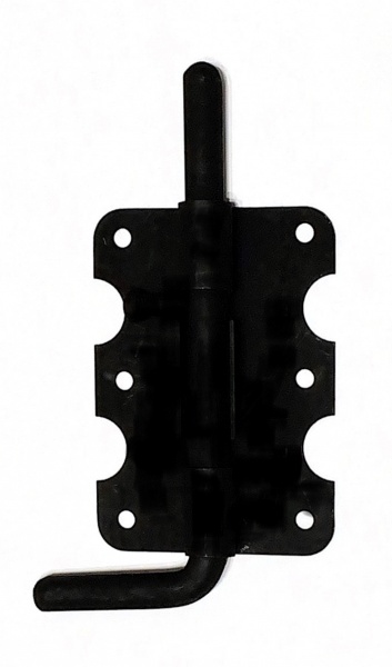 Шпингалет гаражный Aspect 90016421 черный 30 мм