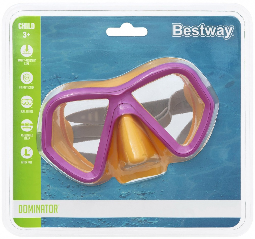 Окуляри-маска для плавання Bestway 22048 Swim Gear PDQ-Child 22048 р.OS в асортименті