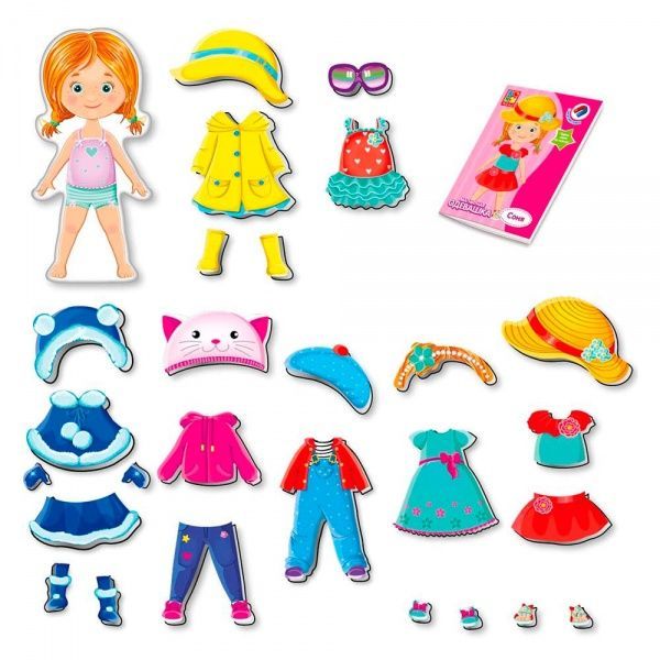 Гра магнітна Vladi Toys Магнітна одягалка Соня VT3702-07