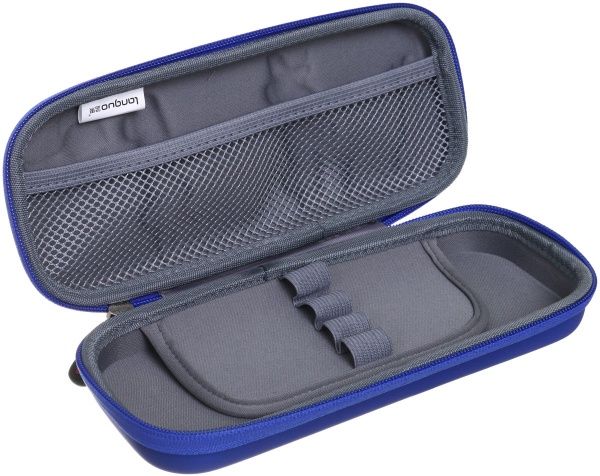 Пенал каркасный Перегоны синий