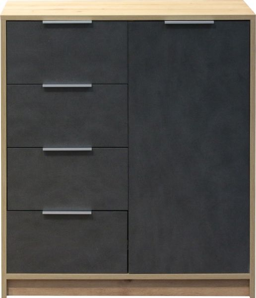 Комод Матера 776х354х883 мм дуб артизан/матера 