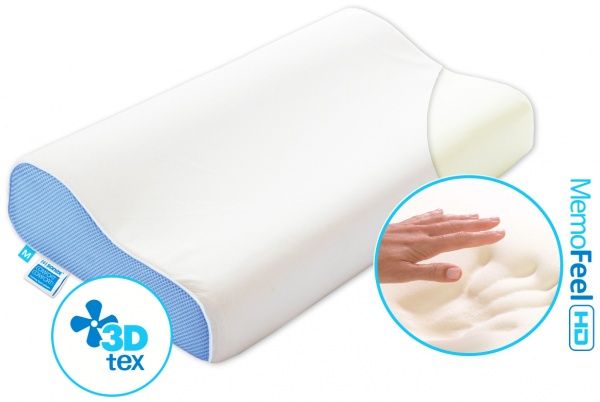 Подушка Comfort Wave M 33x50x11/9 см Антибактеріальна Sonex