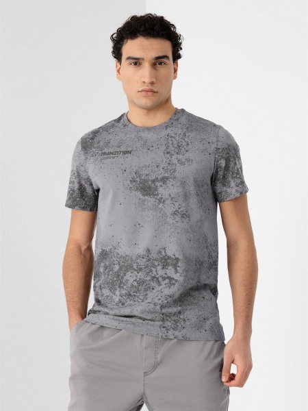 Футболка 4F D4L21-TSM209-27A р.S светло-серый