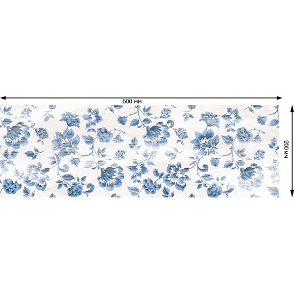 Плитка Allore Group Whitewood provence White W\DEC M 20x60 NR Mat 1 