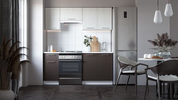 Кухня Ника Карамель/Сосна пейн Грейд МДФ 1,8 м 