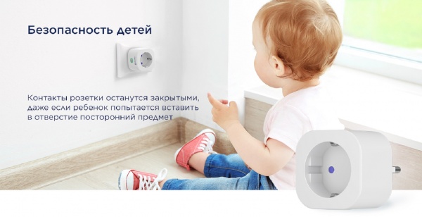 Розумна розетка Perenio PEHPL02 чорний 