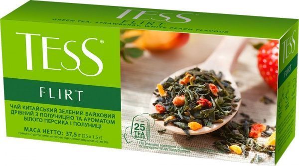Чай зеленый Tess Flirt 25 шт. (4820022867025) 