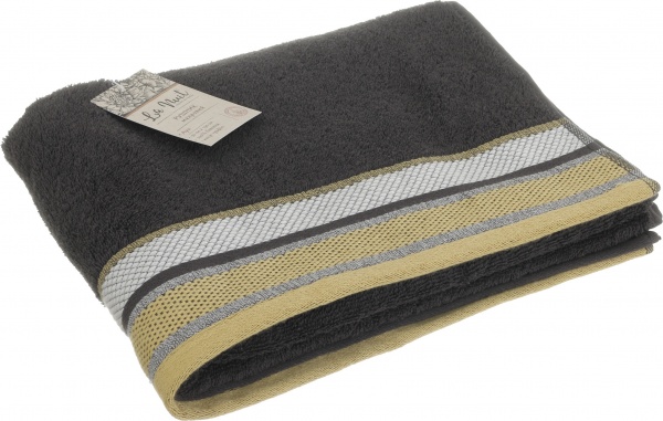 Рушник махровий Aya 50x90 см графіт La Nuit 