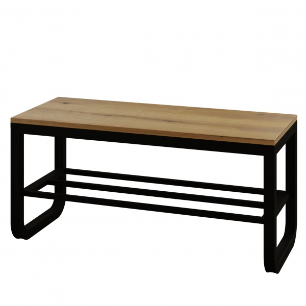 Подставка под обувь Лофт 340x800x420 мм / черный 