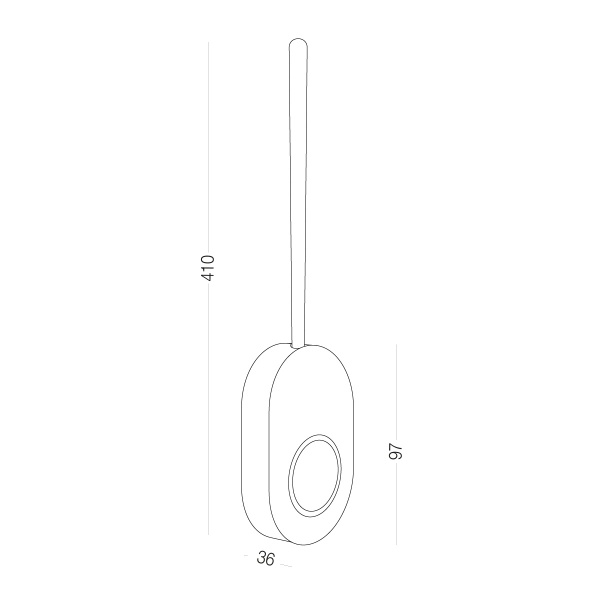 Ершик для унитаза MVM BP-34 WHITE/GRAY