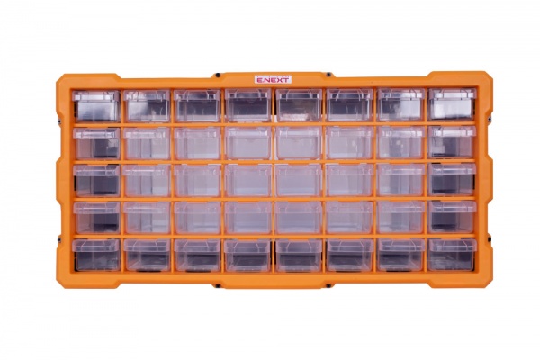 Органайзер для дрібних деталей E.NEXT e.toolbox.pro.23 40-секційний 497х157х250 мм 22