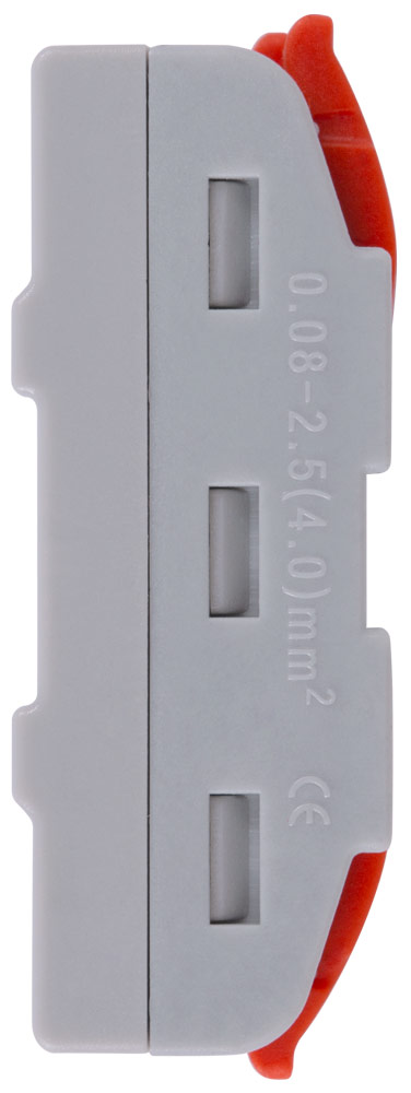 Колодка клемна E.NEXT e.lc.pro.aw.uni.pl.2_5 з натискним важелем універсальна (5 шт.) сірий p0660205