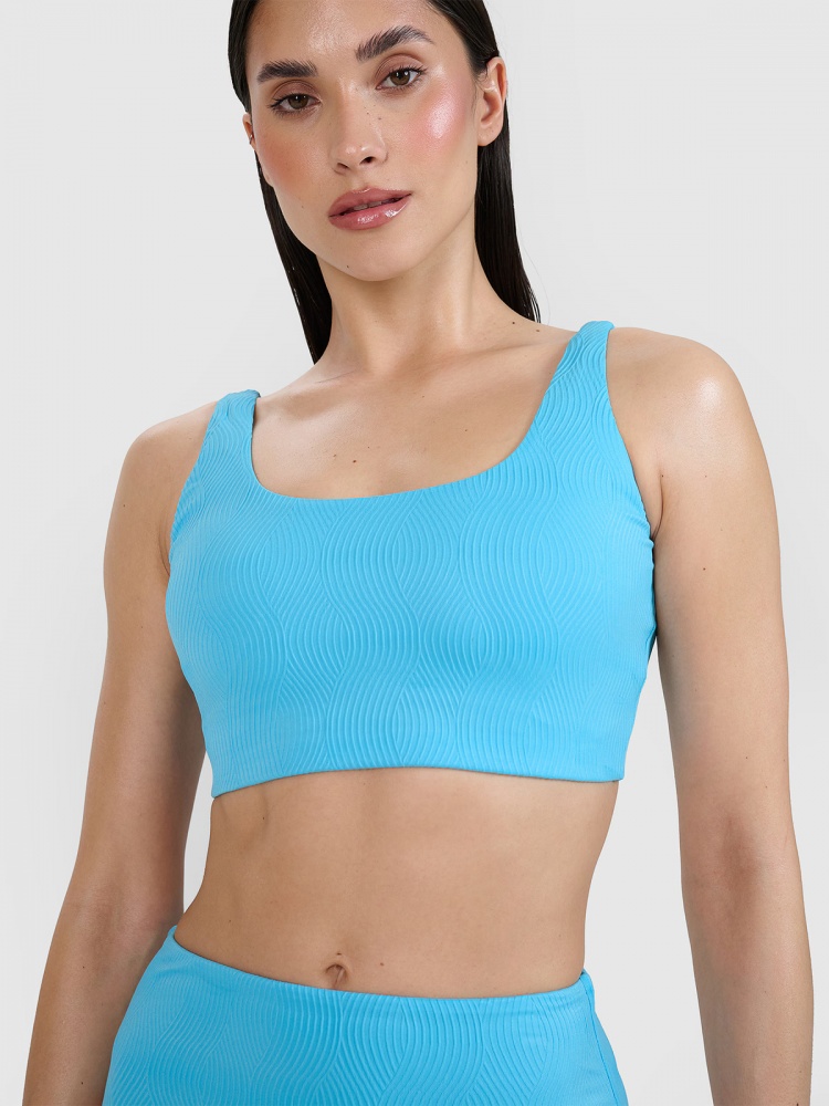 Бра 4F BIKINI TOP F084 4FRSS25UBKTF084-48S р.L бірюзовий