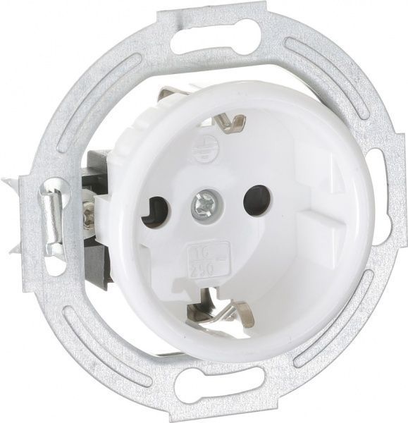 Механізм розетки із заземленням UP! (Underprice) Retro білий HSN-SCP.H1G1WG-WH