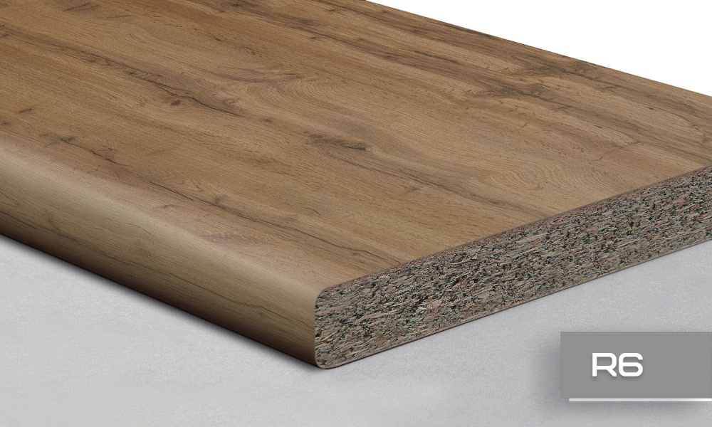 Столешница LuxeForm L146 влагостойкая 3050x600x28 мм дуб торонто