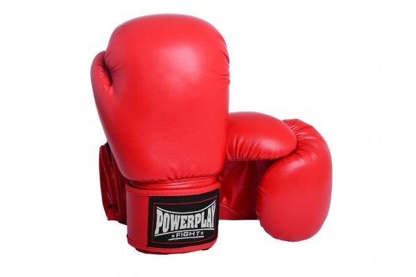 Боксерские перчатки PowerPlay р. 10 10oz 3004_10 красный