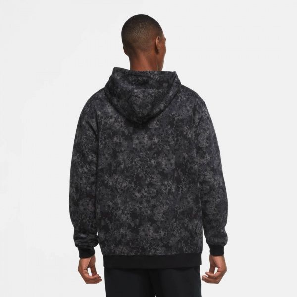 Джемпер Nike LEBRON M NK HOODIE FZ AOP CK6761-010 р. M чорний