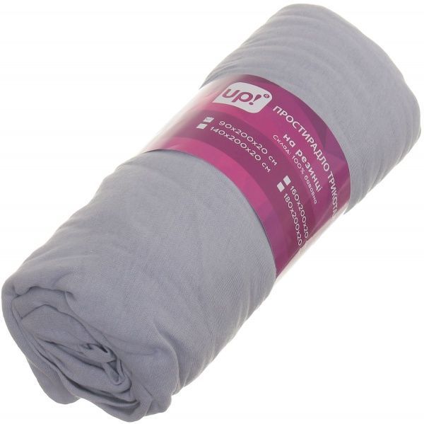 Простирадло на резинці 90x200 см блакитний UP! (Underprice) 