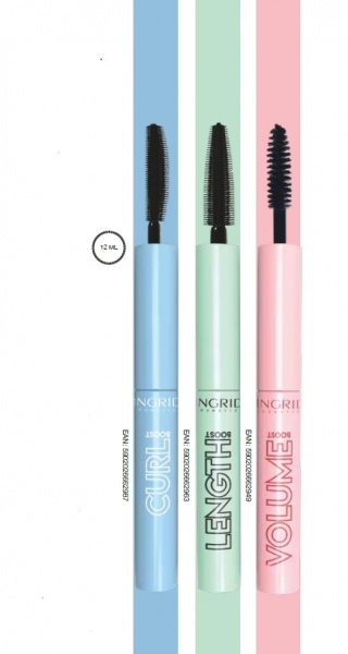 Туш для вій INGRID Saute Collection Curl Boost Black 12 мл
