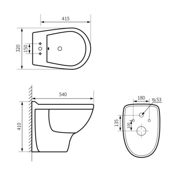 Унитаз подвесной RJ Fly Duroplast Slim slow-closing RJ3119