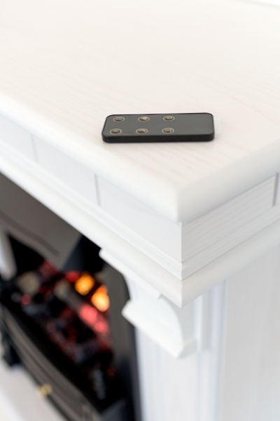 Камінокомплект ASTRA FLAME Гермес White + Прометей