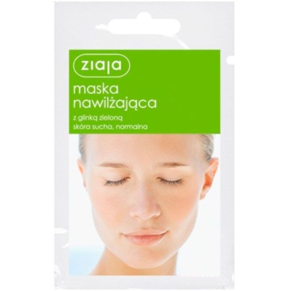 Маска Ziaja зволожувальна із зеленою глиною 7 мл