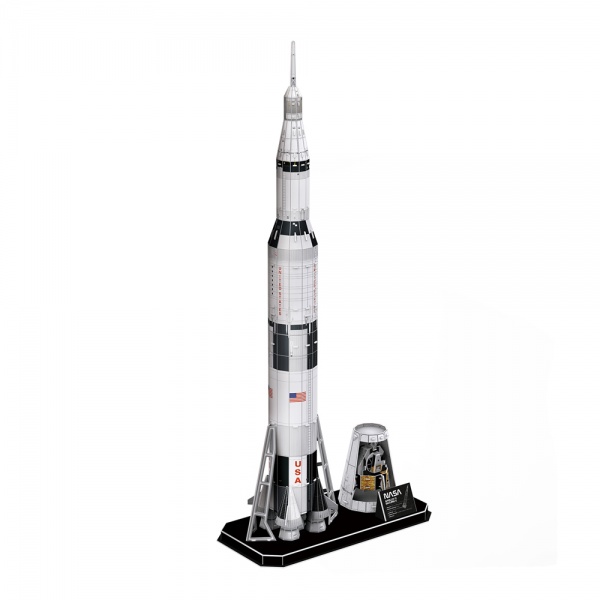 3D-пазл CubicFun Трехмерная головоломка-конструктор NASA РАКЕТА Аполон САТУРН-5 DS1059h