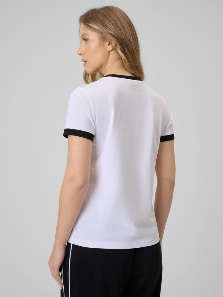 Футболка 4F 4FWSS26TTSHF2725-10S р.XL белый