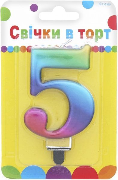 Свеча цифра 