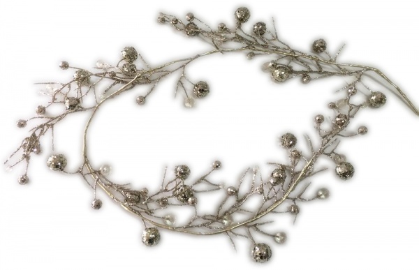 Декорація новорічна Гірлянда з великими ягодами 120 см EPI-19A5102 