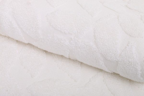 Полотенце Leaf 50x90 см айвори ABC 