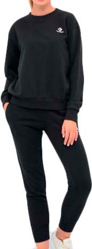 Штани Converse EMBROIDERED STAR CHEVRON PANT FT BLACK 10020164-001 р. M чорний