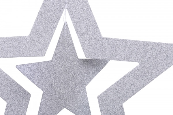 Декоративна підвіска ПіонеR 7 зірок різних розмірів (2 види) в асортименті