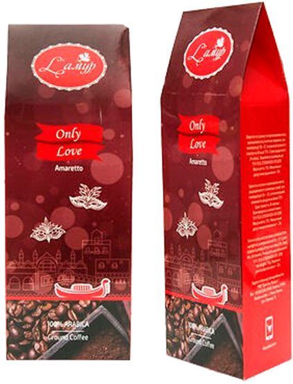 Кава мелена Кавуська Лямур 175 г (Only Love Аmaretto)