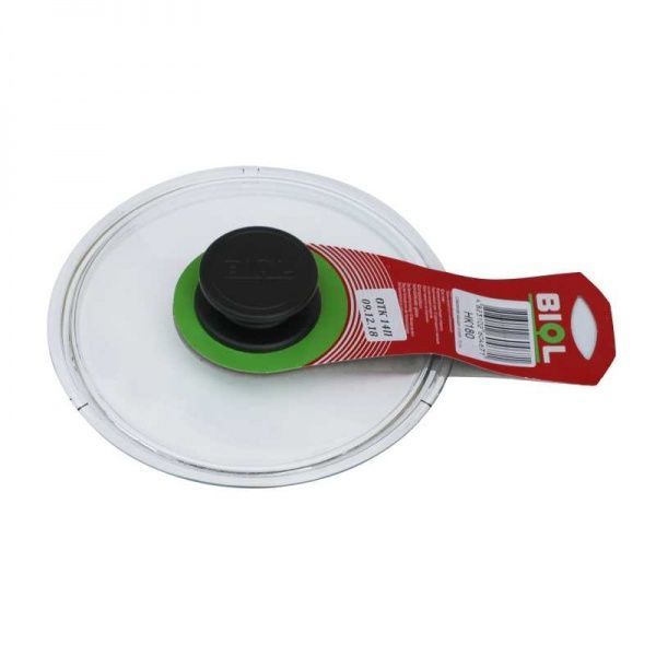 Кришка скляна низька 18 см НК180 Biol