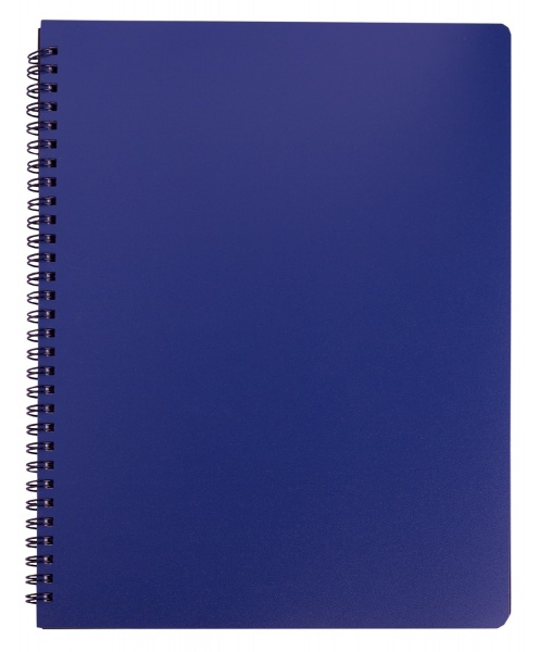 Зошит на пружині OFFICE А4 96 арк. клітинка синій Buromax