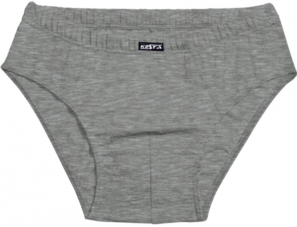 Трусы для мальчиков KOSTA р.122–128 серый меланж 2465-10 