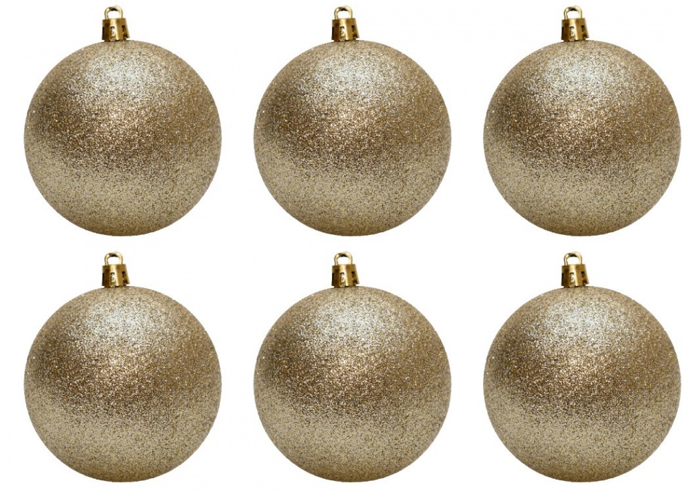 Набор елочных шаров 892326 d 80 мм 6 шт./уп.