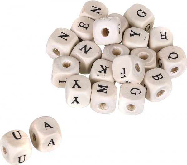 Декоративні вироби кубики з літерами 