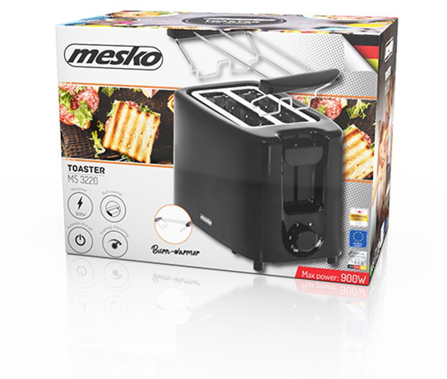 Тостер Mesko MS-3220 черный