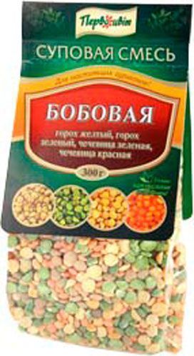 Суміш супова Первоцвіт бобова 300 г 