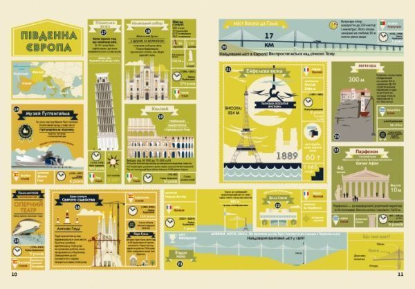 Книга «Крутезна інфографіка: Дива архітектури» 978-617-09-3421-5