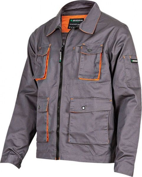 Куртка рабочая Sizam Newcastle р. XXXL рост универсальный 30221 серый с оранжевым