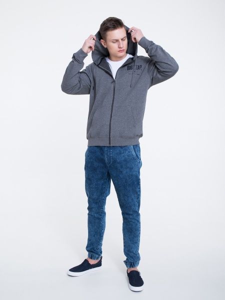 Джемпер BigStar CHINDOR 154566903 р. L темно-сірий