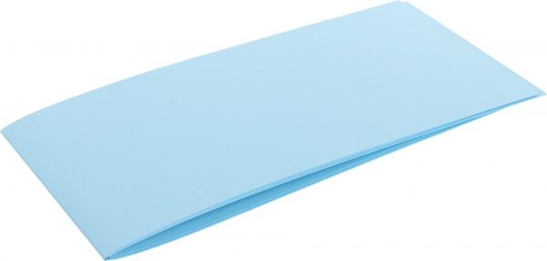 Набір заготівель для листівок 5 шт. 10,5х21 см № 1 блакитний 220 г/м2 