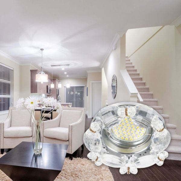 Светильник точечный LightMaster GU5.3 хром CD7084 