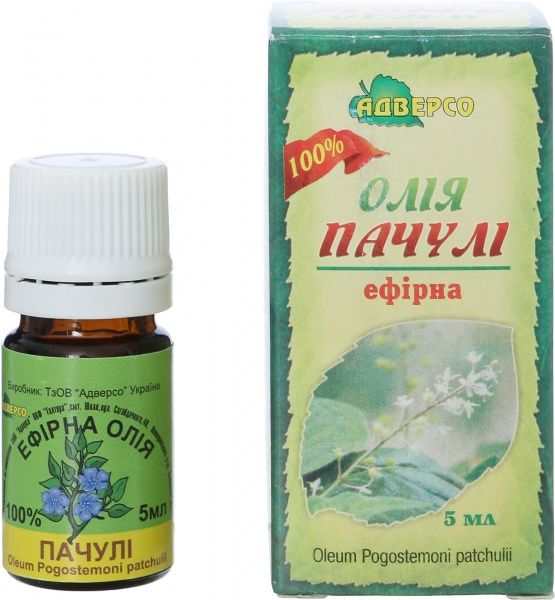 Эфирное масло Адверсо Пачулі 5 мл 
