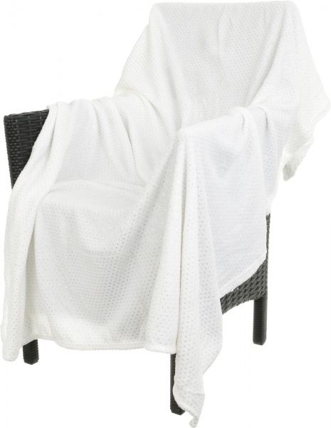 Плед КМ з напиленням світлий 150x125 см в асортименті 