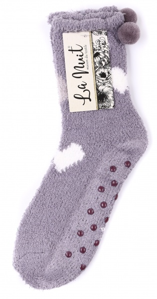 Шкарпетки жіночі La Nuit Сердечка р.one size бузковий 1 шт.