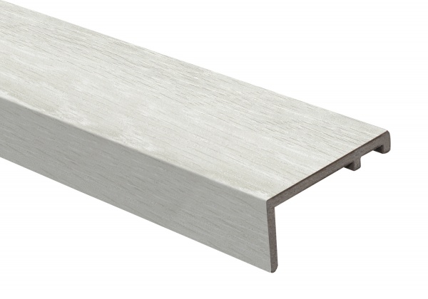 Наличник телескопический пластик (ПВХ) прямоугольный ОМиС 8х80х2200 мм дуб белый 